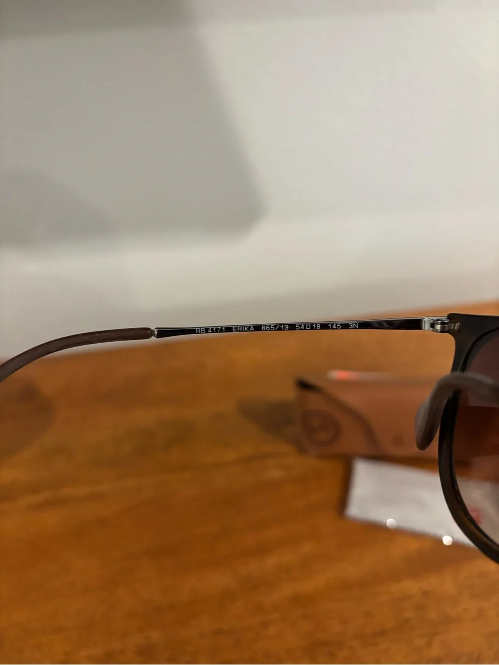 Ray-Ban Erika RB4171 865/13 Sunglasses Havana Tortoise/Brown Gradient w/ case